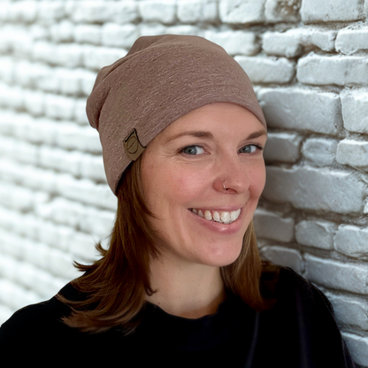 Bamboo/Cotton Twist Beanie [Hot Chocolate]