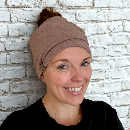 Bamboo/Cotton Twist Beanie [Hot Chocolate]