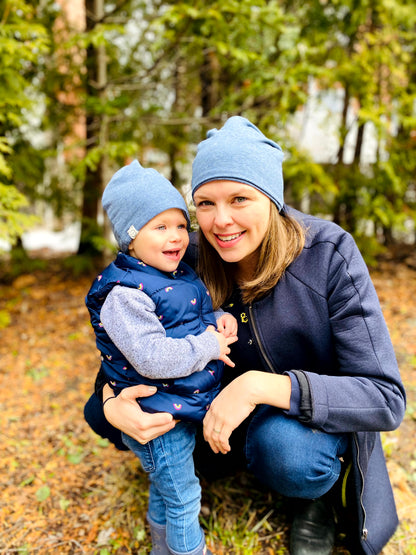 Bamboo Twist Beanie [blue tie dye]