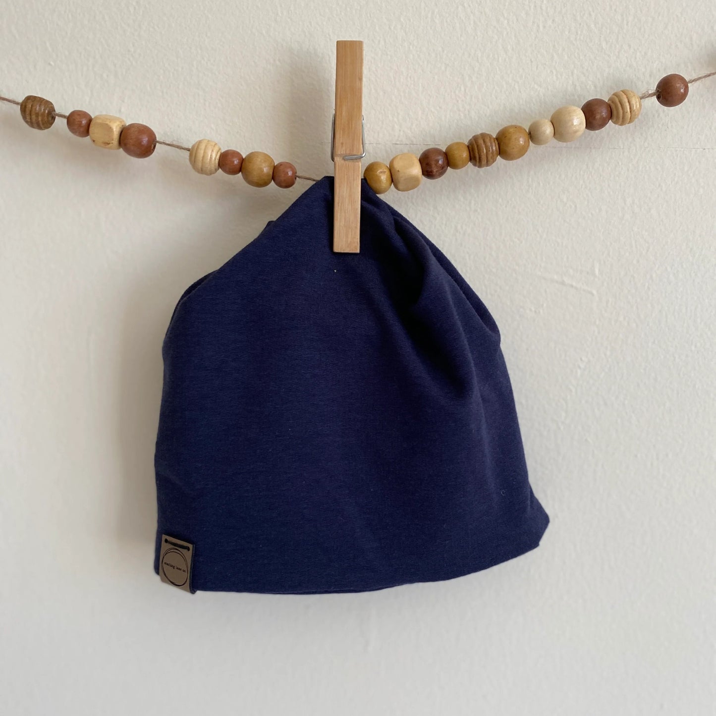 Bamboo Twist Beanie [navy]