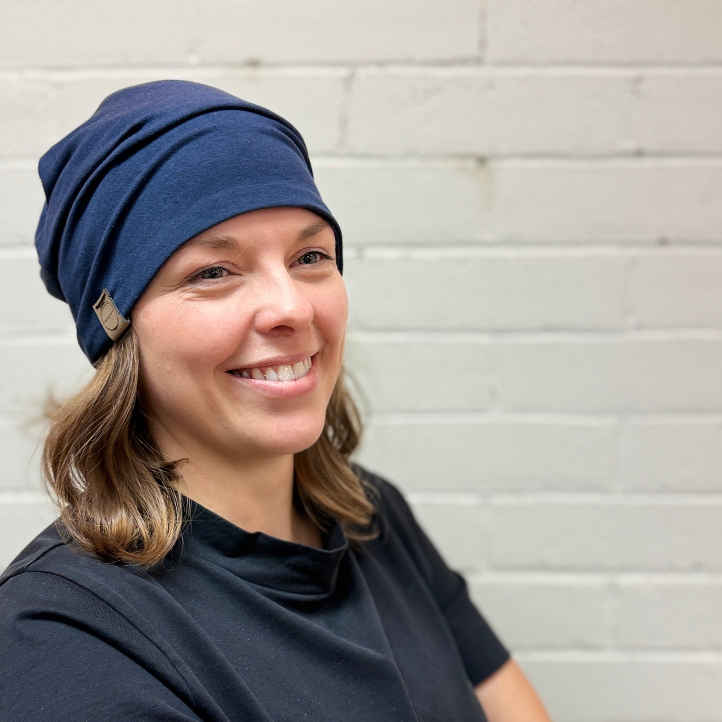 Bamboo Twist Beanie [Navy]