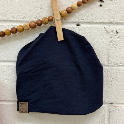 Bamboo Twist Beanie [Navy]