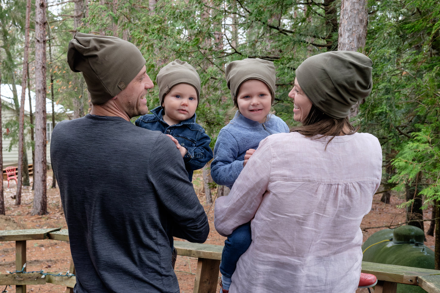 Cotton Twist Beanie [sage]